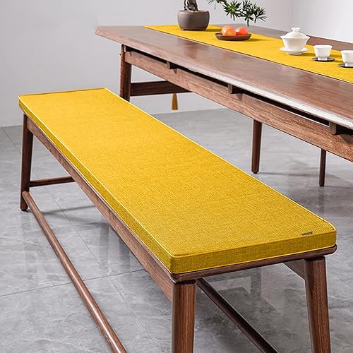 Miniatura 14 de Elegante cojín de asiento de banco tamaño personalizado, cojines para silla de jardín para interiores y exteriores, cojín de asiento de sofá