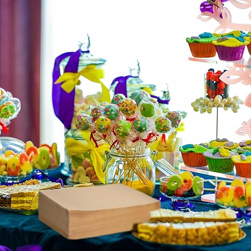 Miniatura 5 de Colarr 400 bolsas de pretzel suaves de 6.69 x 7.09 pulgadas, resistentes a la grasa, bolsas de doble apertura, para aperitivos, galletas, chocolate,