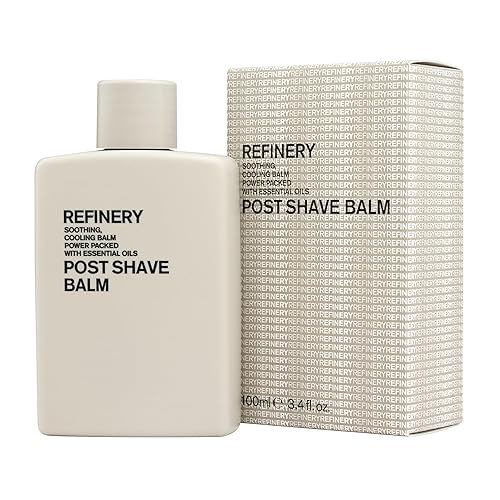 Aromatherapy Associates Refinery - Bálsamo para después del afeitado. Hidratante antiséptico calmante y refrescante para después del afeitado. Calma