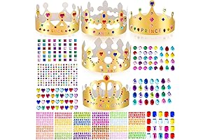 Gold Paper Crowns: DIY Birthday King Crown for Festive Decoration