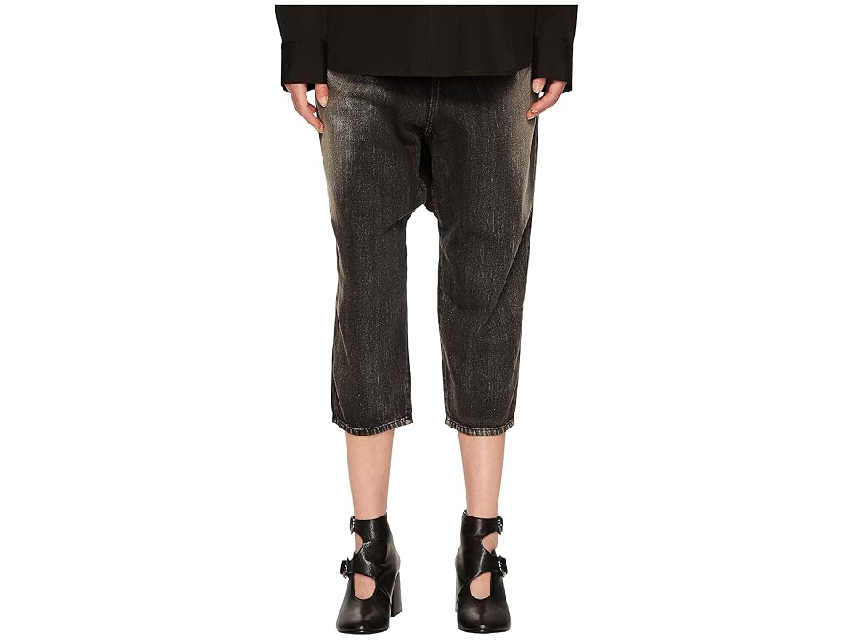 

Y's by Yohji Yamamoto U-Gusset Drop Jeans (Black) Women's Jeans
