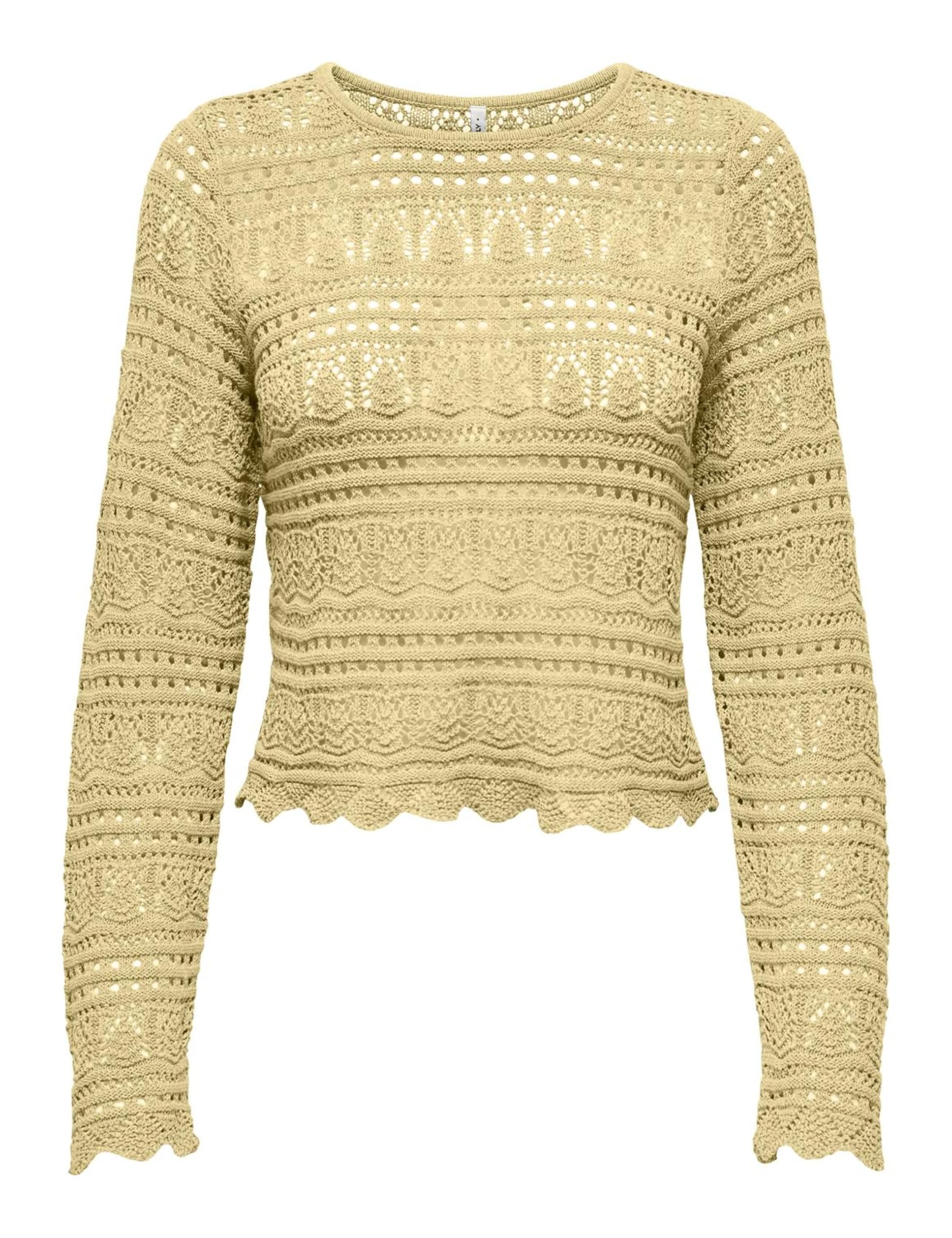 ONLY Damen Onlelke Life Ls Pullover KNT Nca