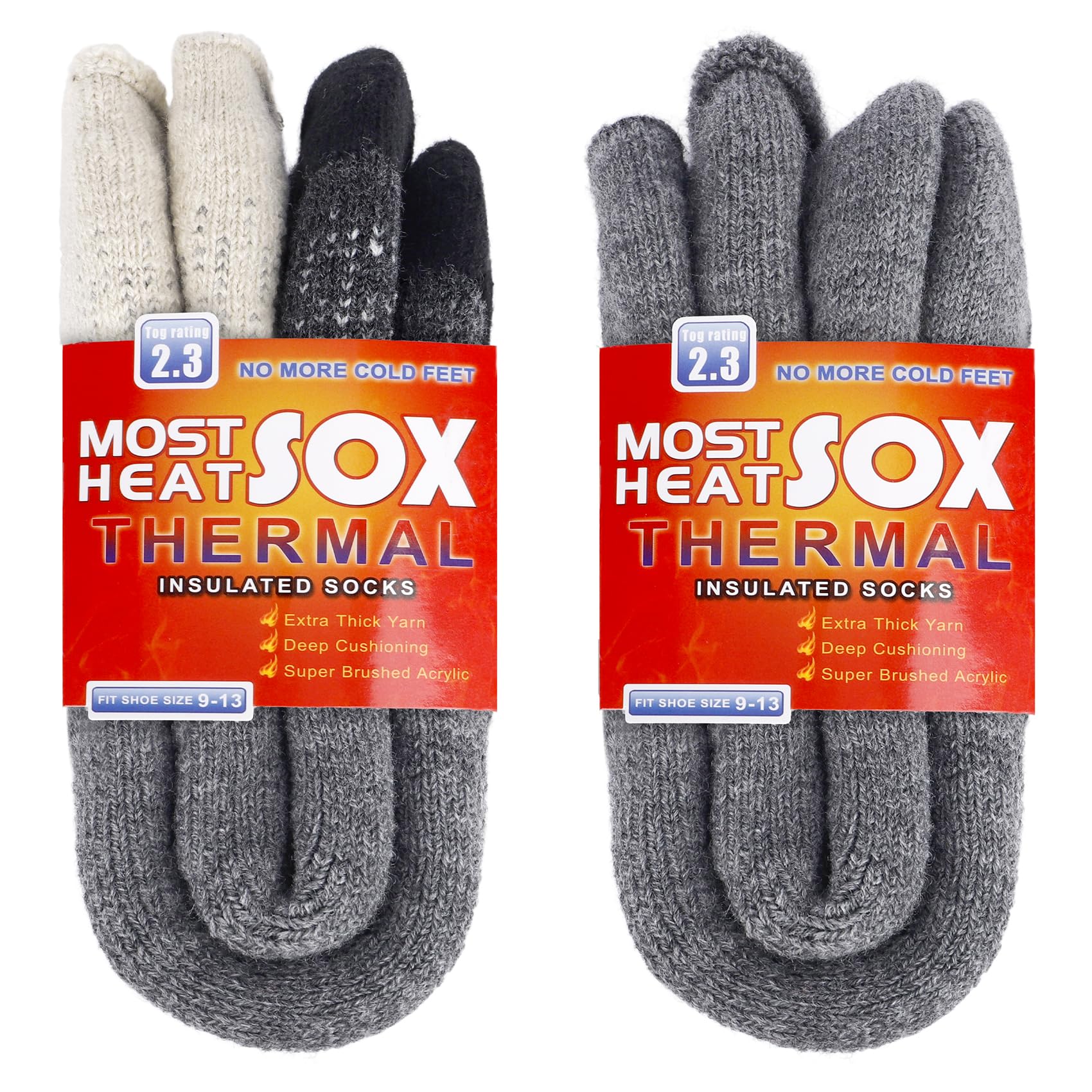 Thermal Socks for Men, Winter Warm Socks Mens for Cold Weather Extreme Temperatures