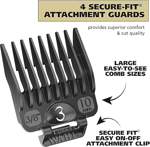 Miniatura 7 de Wahl USA Quiet Pro - Cortaúñas para perros con cable para aseo  Kit de aseo eléctrico compacto de alta resistencia para perros, gatos, mascotas,