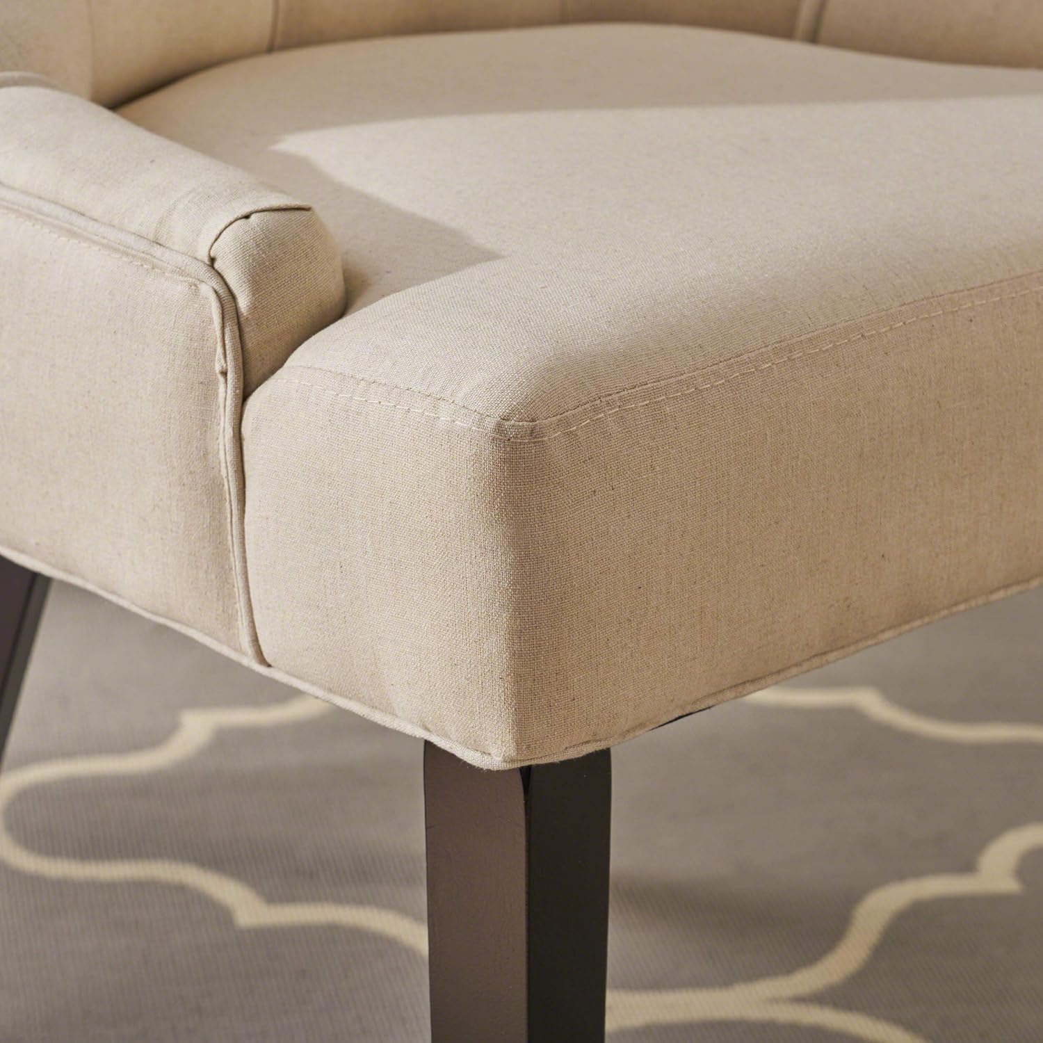 Exclusive Christopher Knight Home Hayden Tufted Fabric Dining / Accent Chairs, 2-Pcs Set, Beige