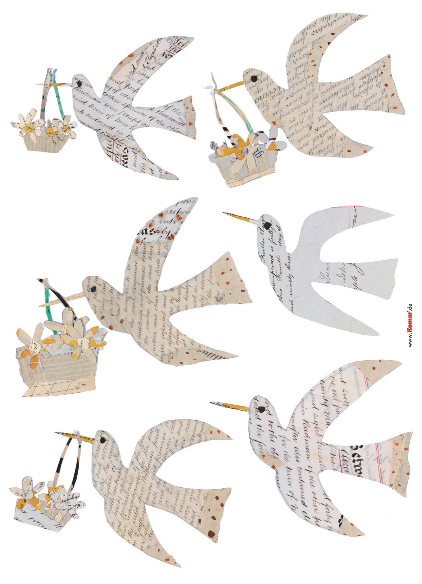Komar Deco Wall Stickers - Nostalgia - Pack of 1, Multi-Colour 17024H, Colourful