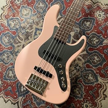 Amazon | Brubaker Guitars JXB-USA-5 / Shell Pink #023-22 5弦エレキ