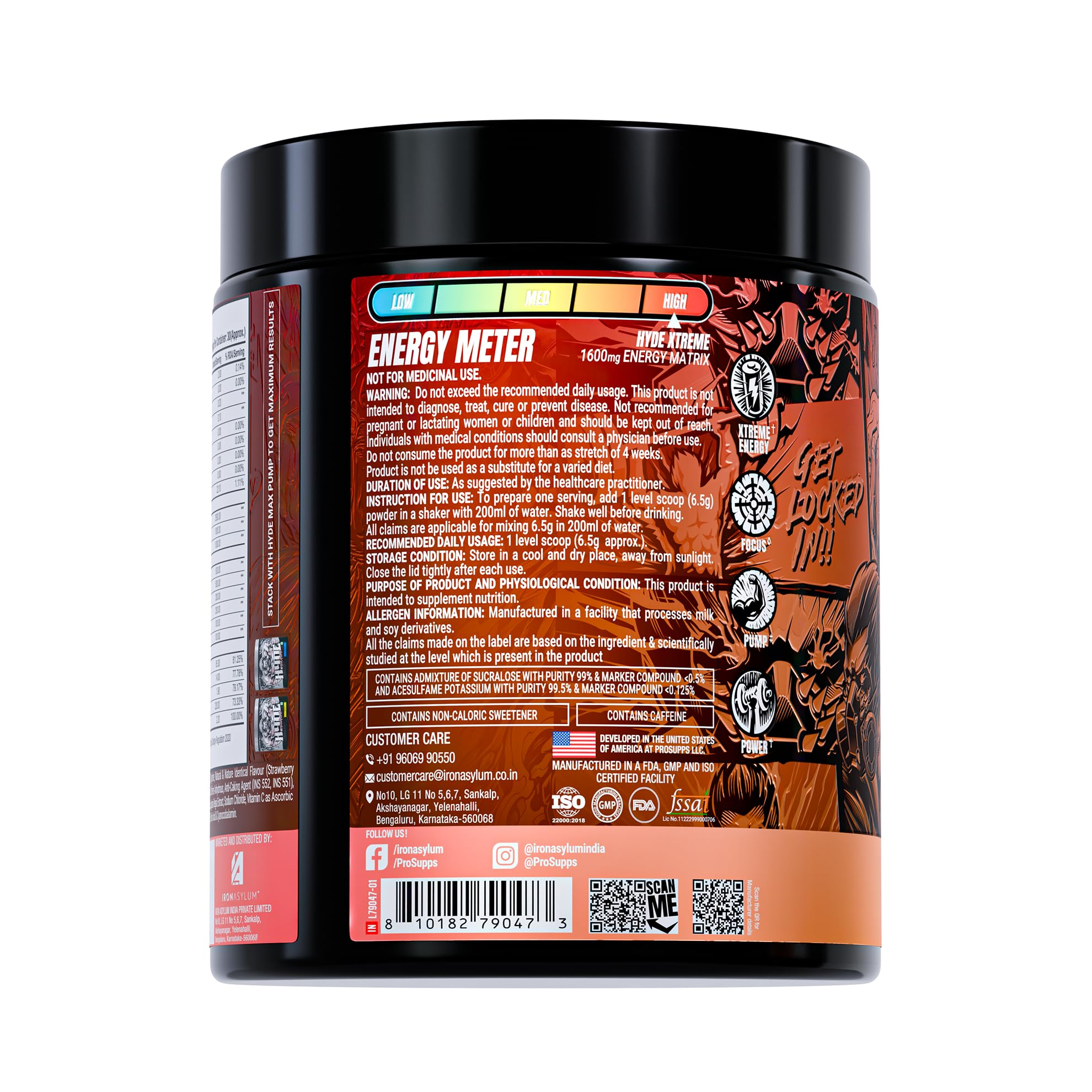 ProSupps Hyde Xtreme Strawberry Lemonade High Stim Pre Workout, 30 Servings — Amazon image 7