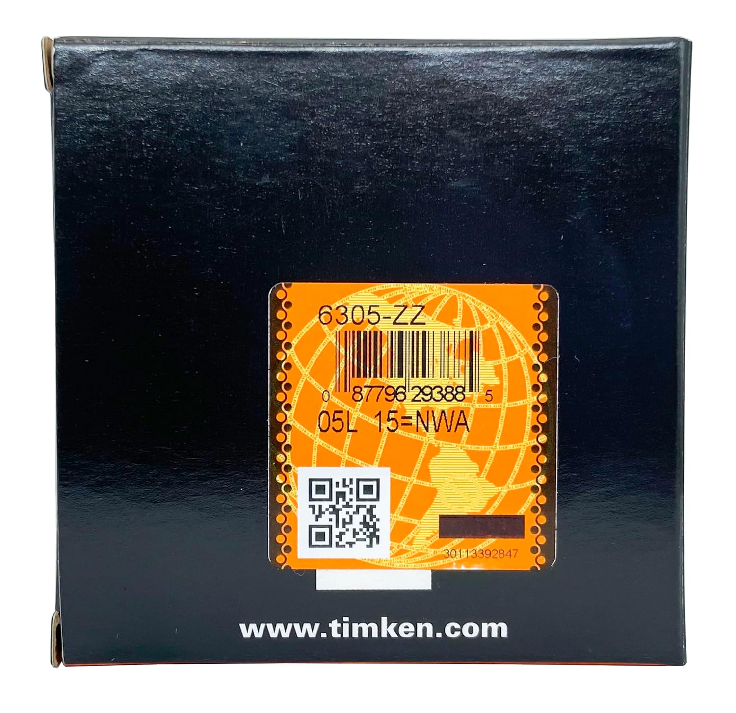 TIMKEN 6305-ZZ, 4 Pcs,Double Metal Seal Bearings 25x62x17mm, Pre-Lubricated and Stable Performance and Cost Effective, Deep Groove Ball Bearings.