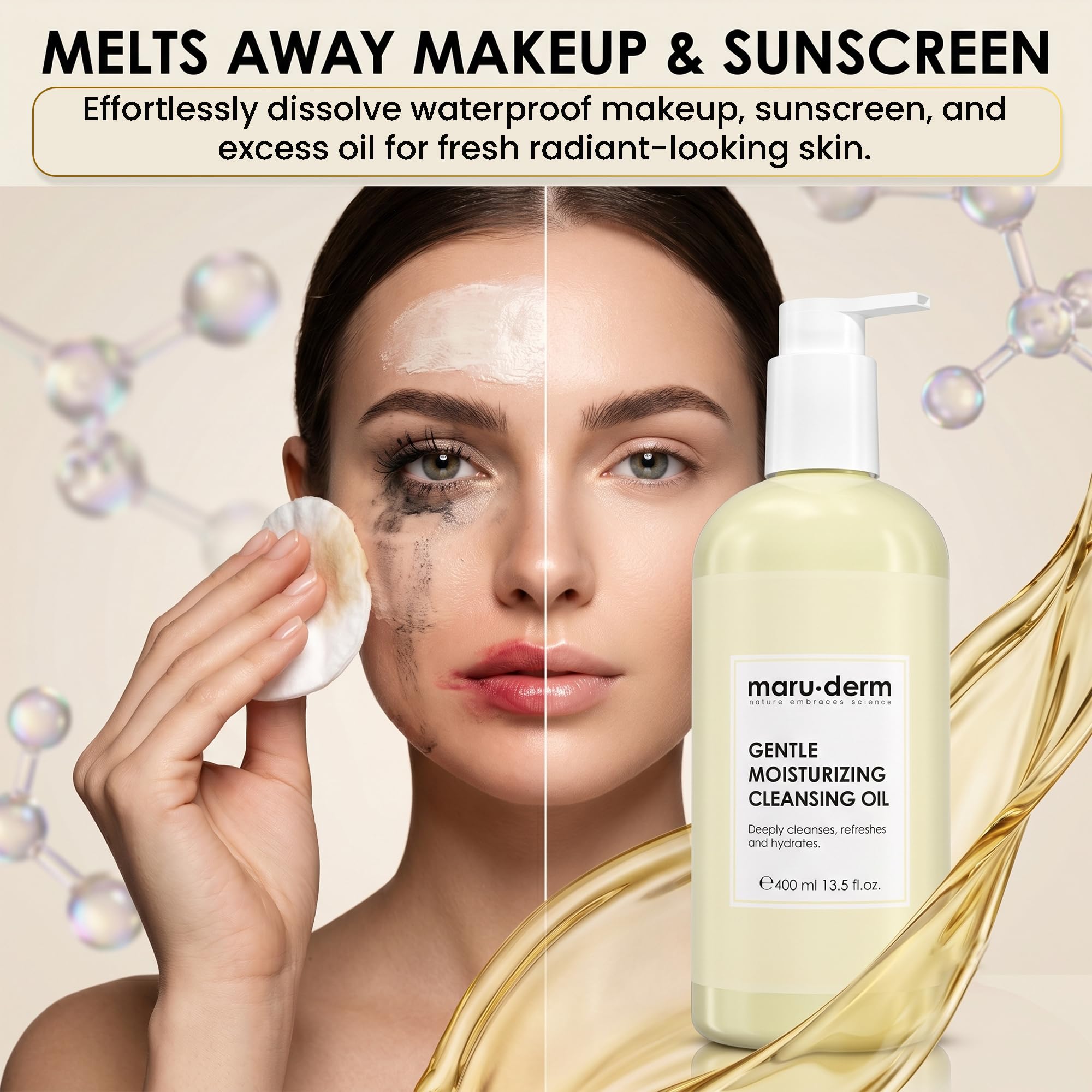 クレンジング・メイク落とし maru Amazon.com: Maruderm Gentle Moisturizing Cleansing Oil