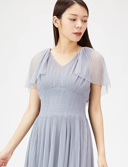 定価19800円♡!!SNIDEL スナイデルチュールドレスSWFO224241 スナイデル] Sustainaケープチュールドレス SWFO224241 - メルカリ