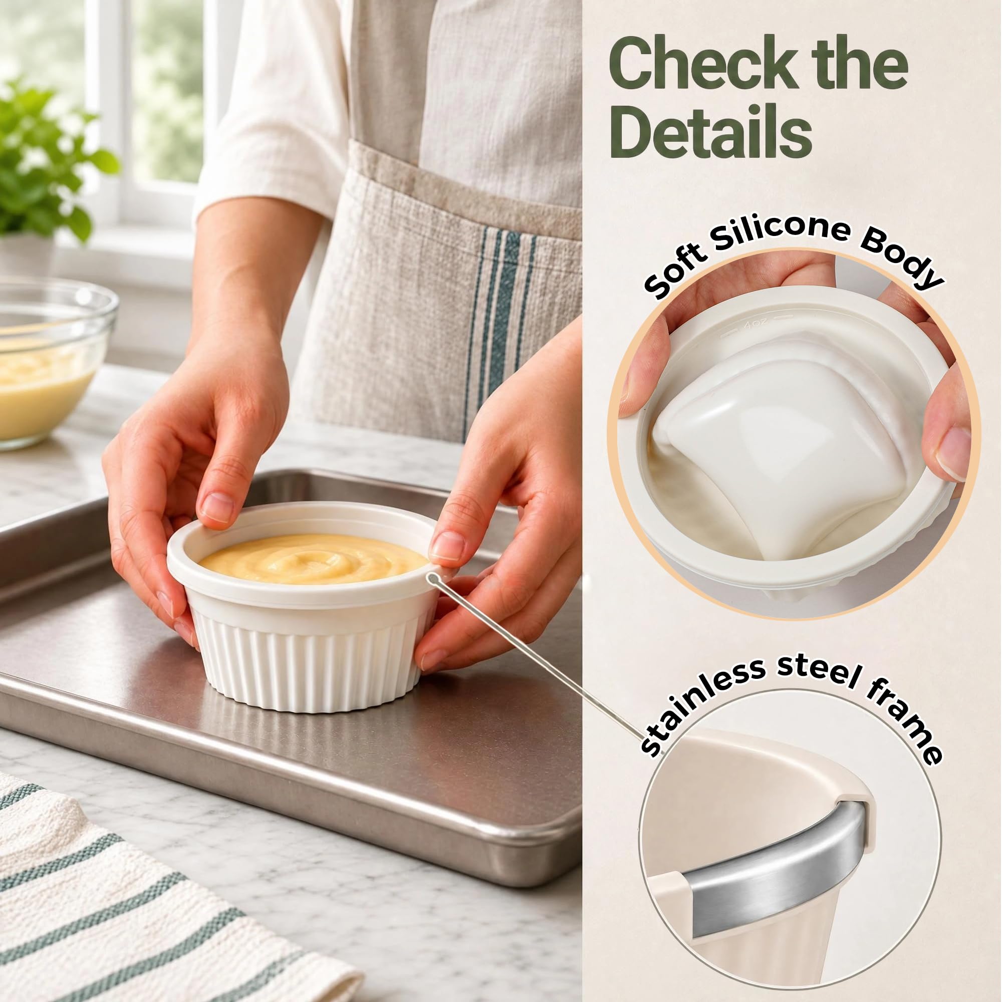 Silicone Ramekins - Oven & Air Fryer Safe -2