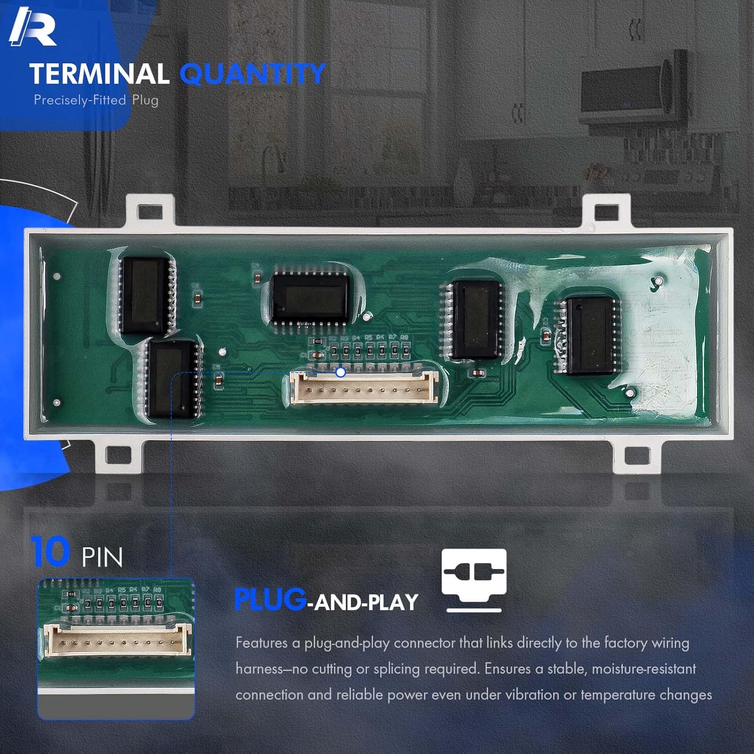 New DE07-00131B Range LED Display Board Fit for Samsung Electric Range - Oven/Stove, Better Than Oem Quality, Fits Model NX58K7850SS NX58K7850SG NX58M6850SG NX58M6850SS