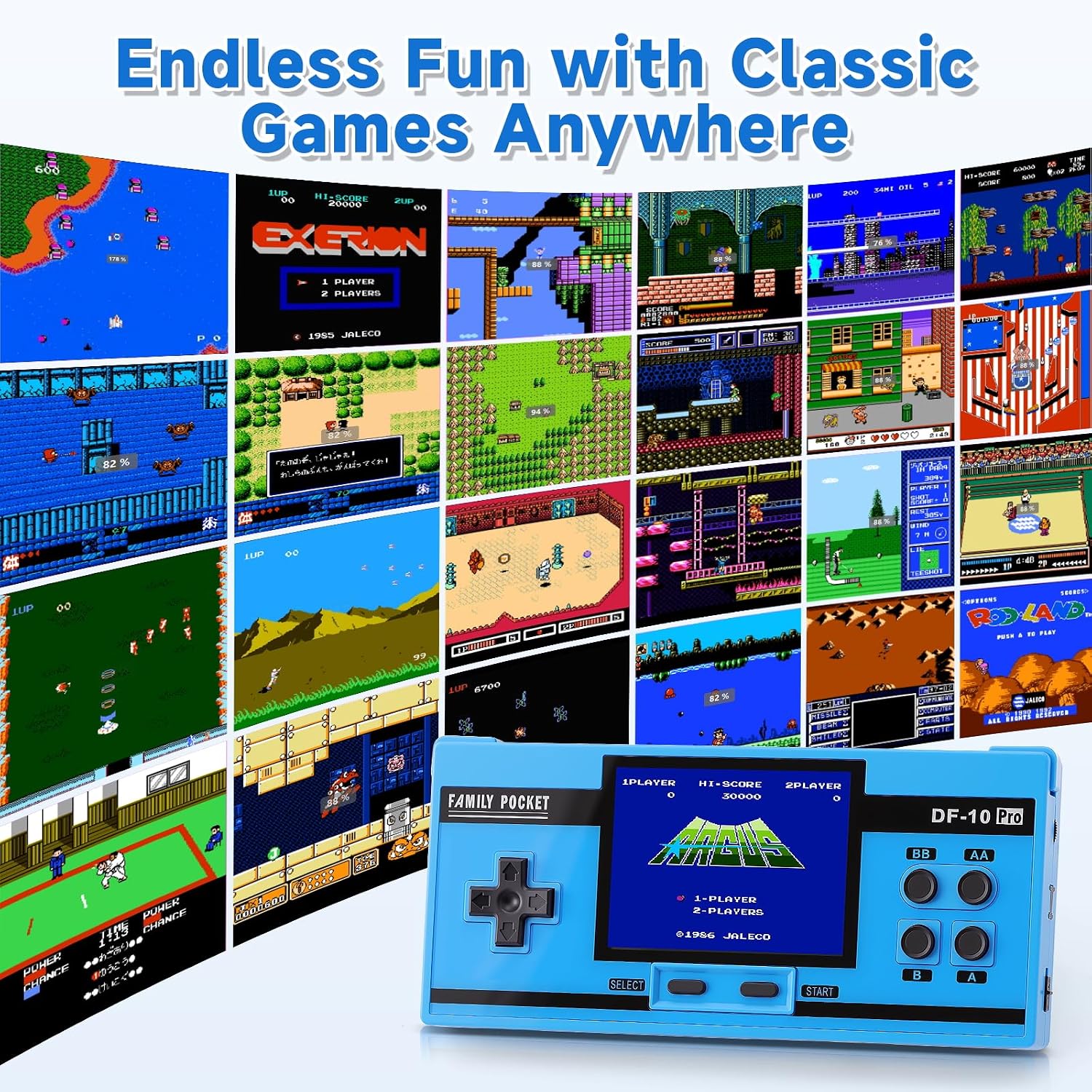 Handheld Game Kids 10 Preloaded Classic