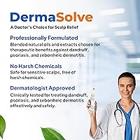 Vista 7 de Dermasolve Psoriasis & Dandruff Oil, Dermatologist Approved for Flaky Scalp Relief