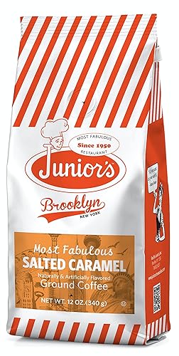 Junior's Café molido más fabuloso, 12 oz (caramelo salado, 1 bolsa)