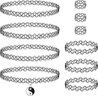 Wgyanjie10pcs 90s Tattoo Choker Necklace in Pakistan