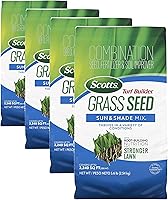Vista 13 de Scotts – Mezcla de semillas de césped Turf Builder Sun & Shade con fertilizante y mejorador de suelo, prospera en diversas condiciones, 32 libras