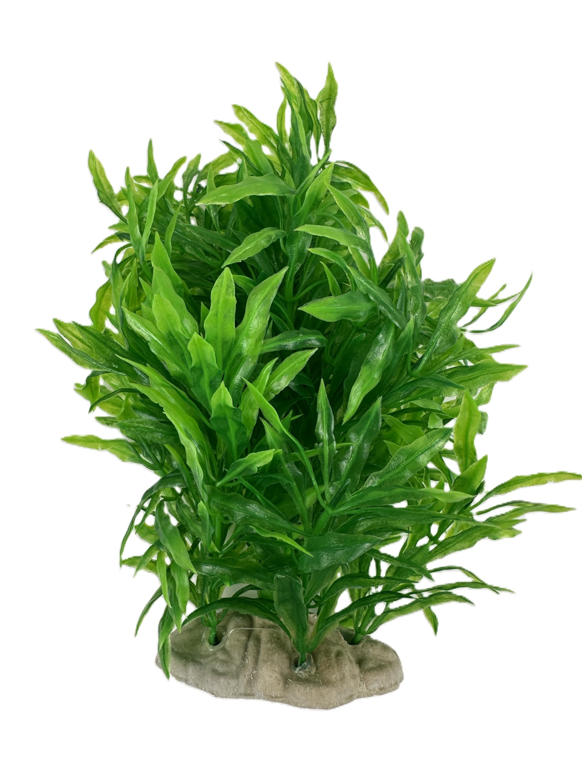 Green Plastic Aquatic Plant for Aquarium 8 Inch