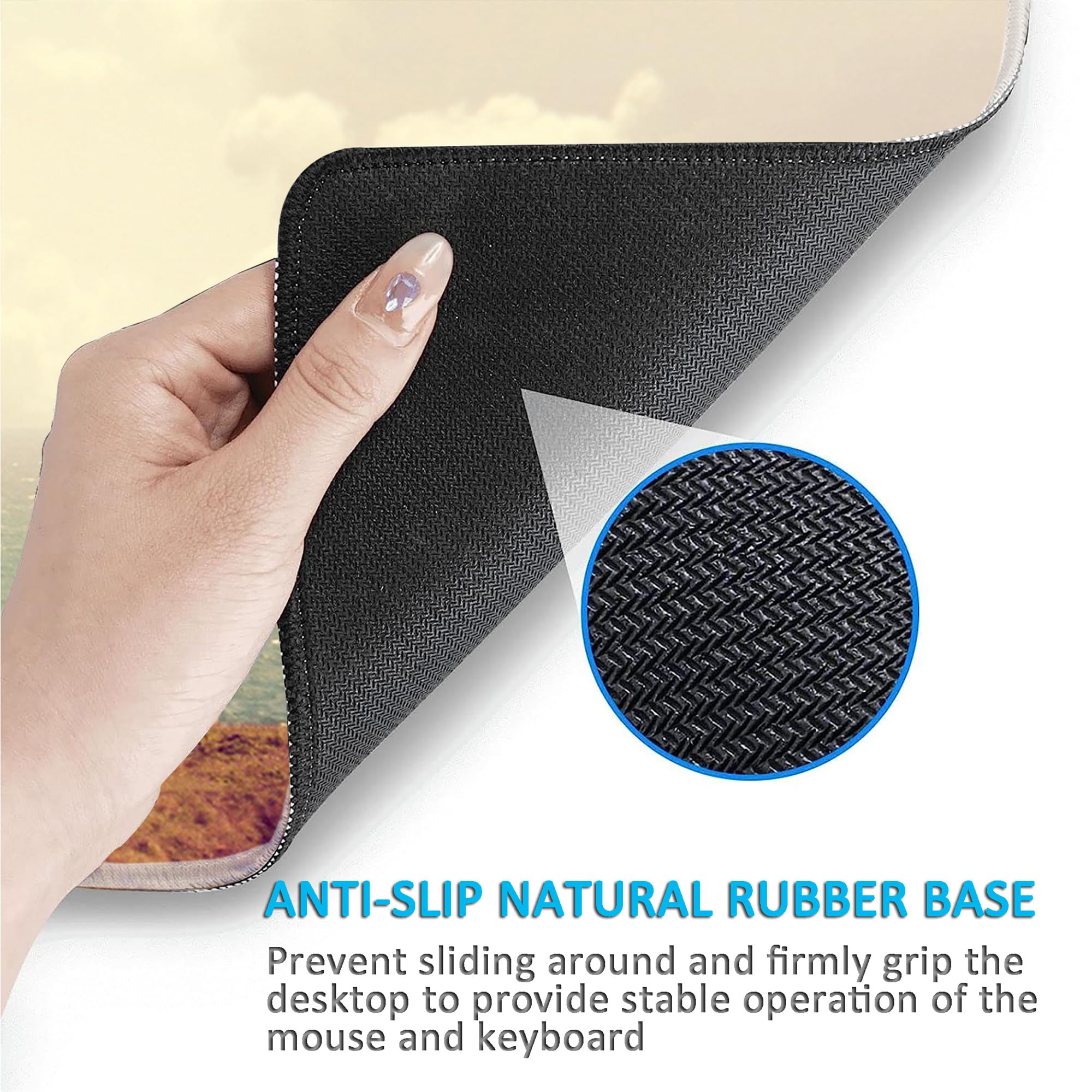 LL-COEUR XXL Gaming Alfombrilla de Ratón Computer Escritorio Mouse Pad 120 x 60 cm (1200 x 600 x 2 mm, Color 7)