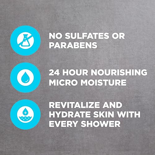 Miniatura 4 de Dove Men+Care Gel de ducha relajante Azul Eucalipto + Abedul para cuerpo y rostro, 3 unidades con tecnología Micromoisture nutritiva de 24 horas