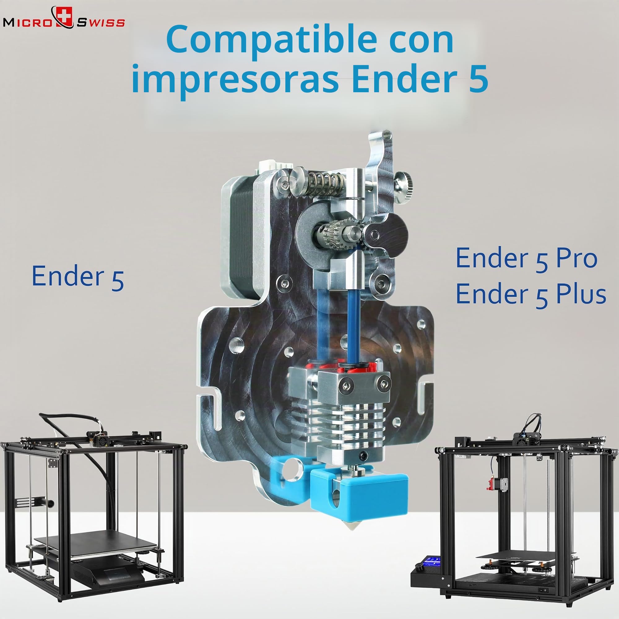Micro Swiss Extrusora directa con Hotend para Creality Ender 5