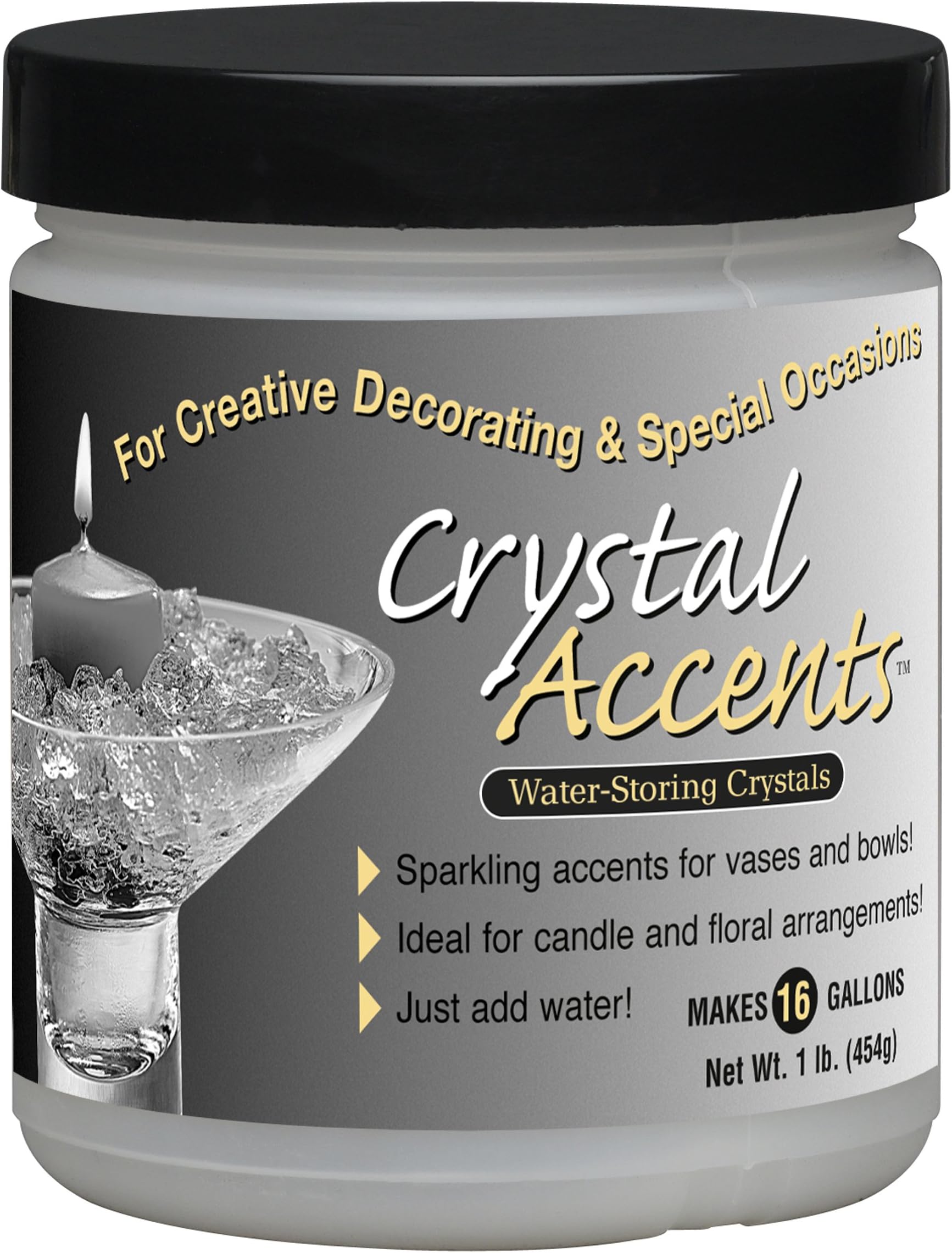Crystal Accents CA-100E Emerald 1-Pound Jar