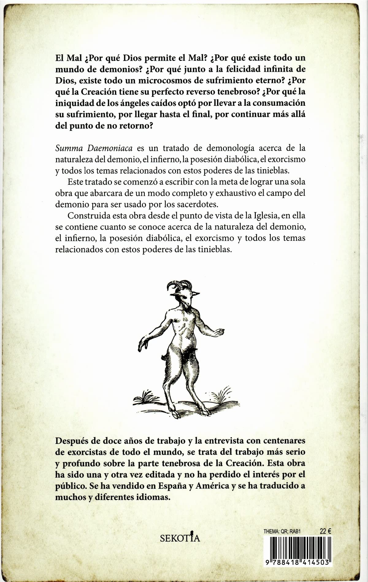 Summa Daemoniaca; Tratado de demonología y manual de exorcistas (Fortenieana Opera Daemoniaca)