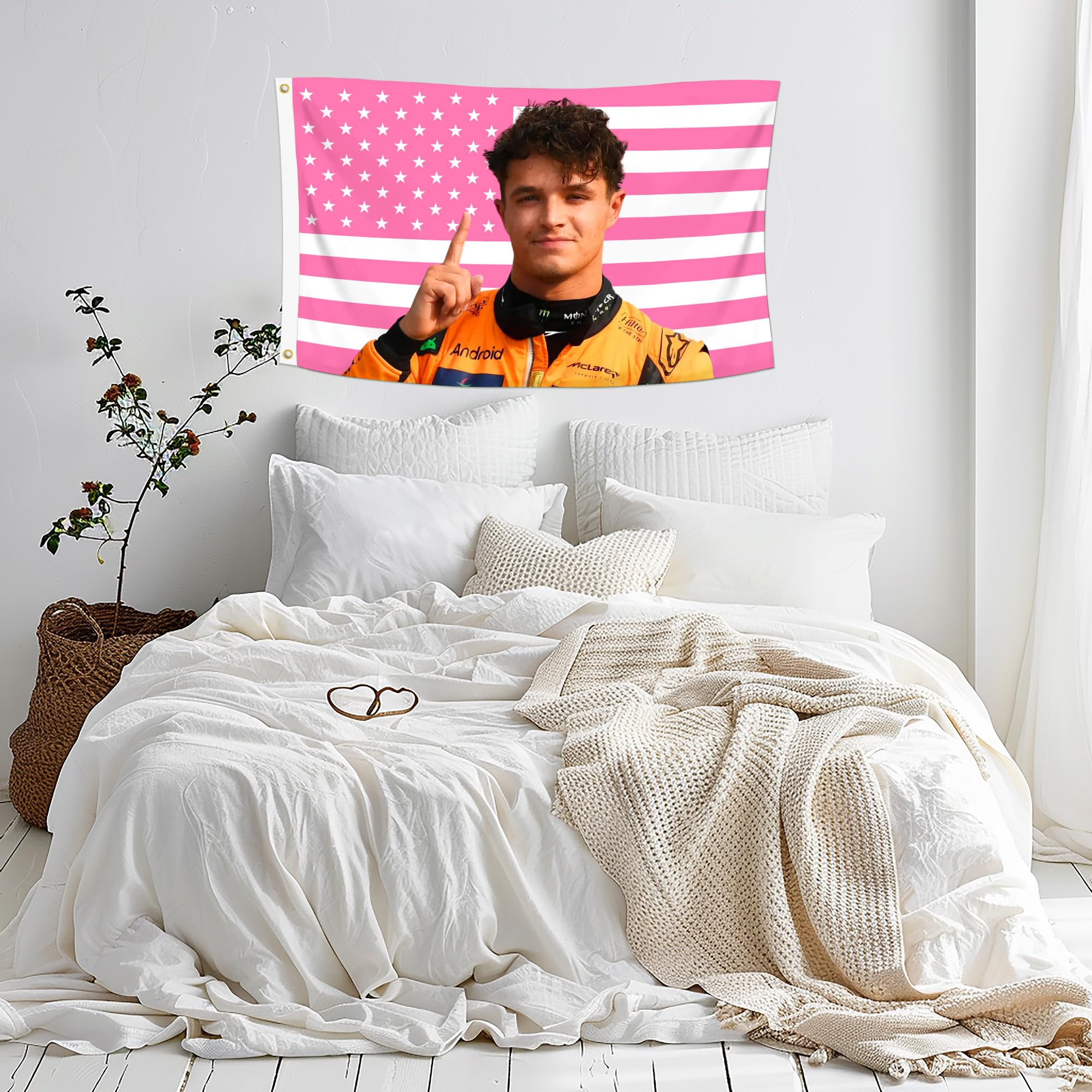 Drapeau Décoratif Dylan O'Brien 90x150 Cm - 100% Polyester, 2 œillets - Pour Intérieur/extérieur, Décoration Murale Ou Fête - 13