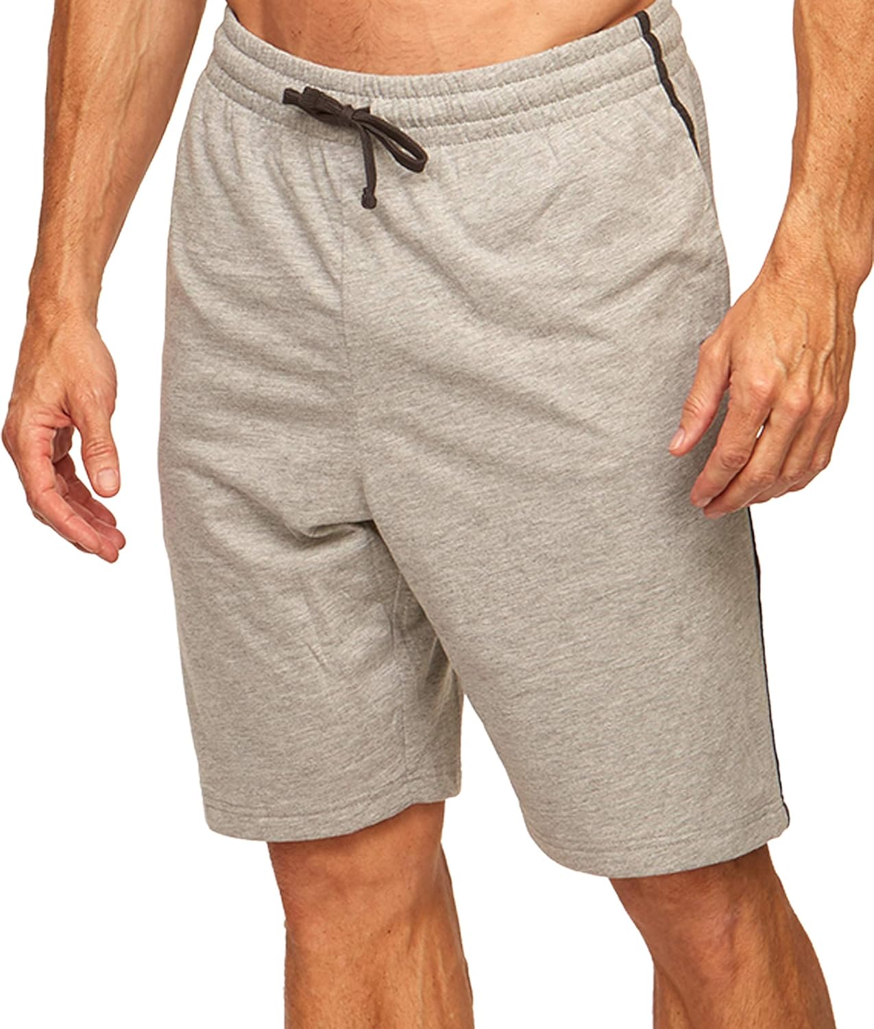 Colosseum Active Mens Dylan Cotton Blend Athleisure Short (Heather Grey, X-Large)