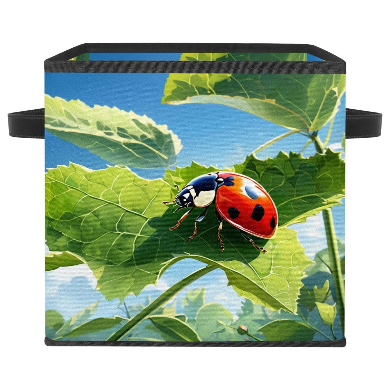 Panier à jouets coccinelle pour ranger la chambre des enfants facilement
