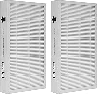 Vista 1 de Filtro F1 para reducción de alérgenos, filtro de repuesto compatible con purificador de aire Filtrete C01 T02 FAP-C01-F1 y FAP-T02-F1, paquete de 2