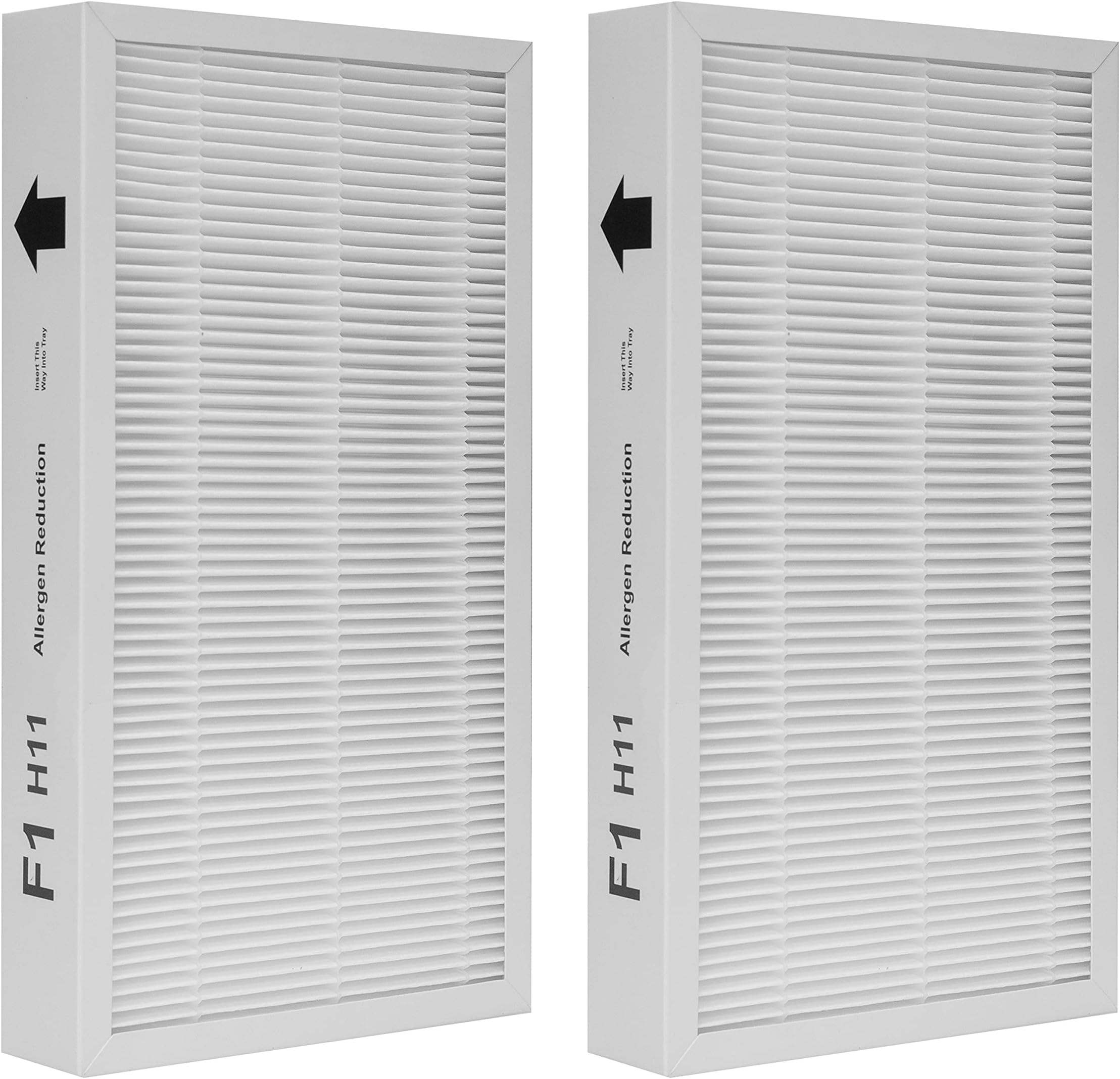 HichoryerF1 Filter Allergen Reduction, Replacement Filter Compatible with Filtrete C01 T02 Room Air Purifier FAP-C01-F1 and FAP-T02-F1,2 Pack