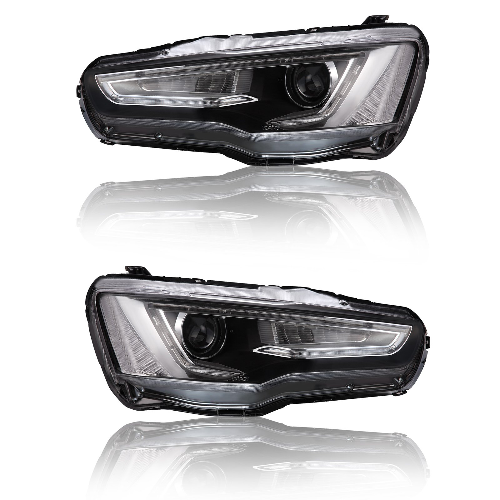 Buy LSAILON For 20082016 Mitsubishi Lancer EVO Headlights Assembly