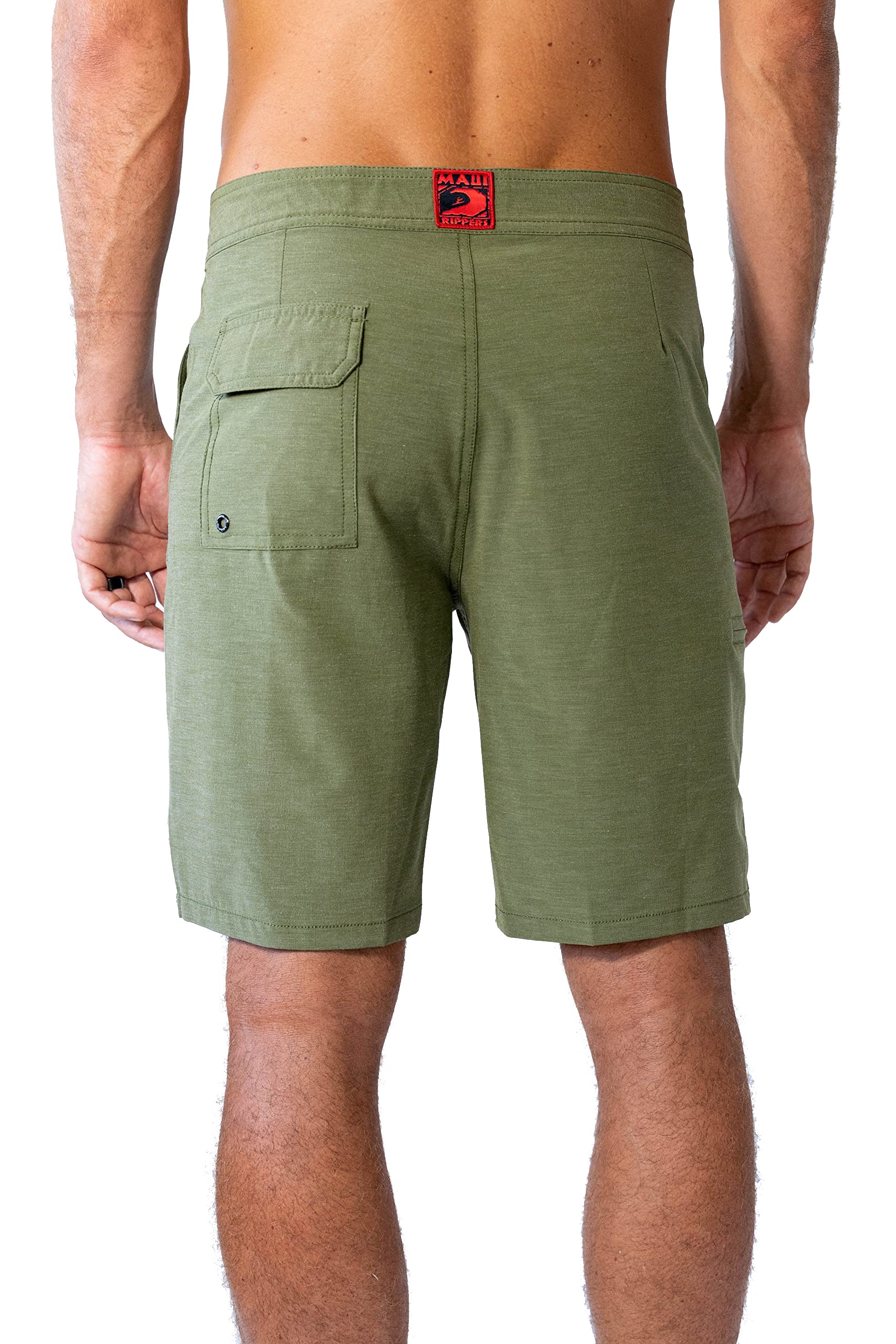 Maui Rippers Herren-Badehose, 53,3 cm, 4-Wege-Stretch mit großen Taschen