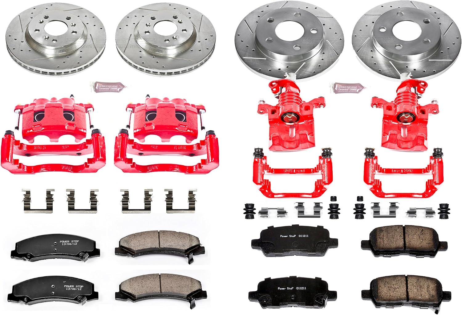 Flash Deals - 80% OFF Power Stop KC5504 1-Click Performance Brake Kit with Caliper