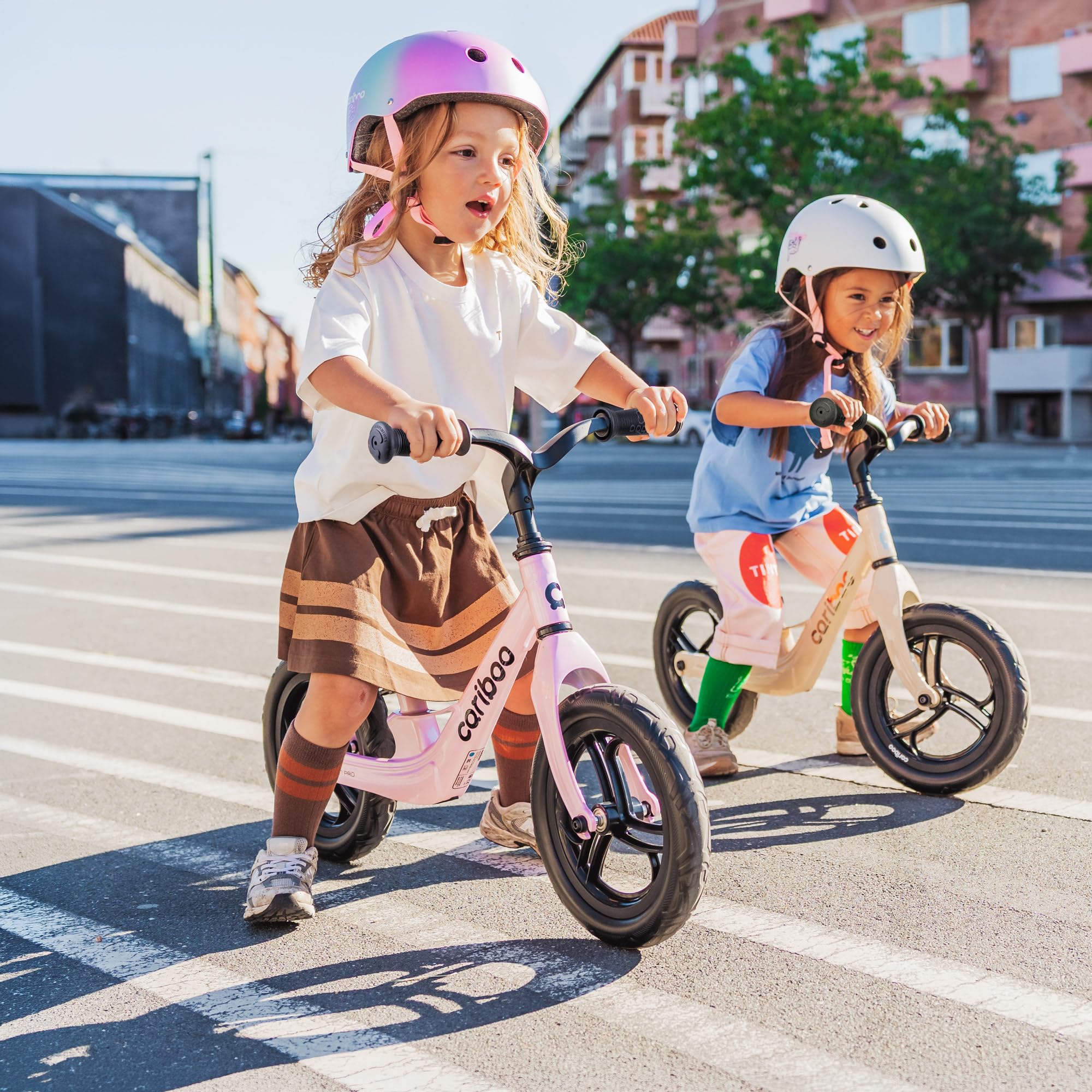 cariboo Magnesium Pro Bici Cross Country Senza Pedali per Bambini Balance Bike con Telaio in Magnesio Ruote 12 Pollici Manubrio e Sellino Regolabili per l’Equilibrio