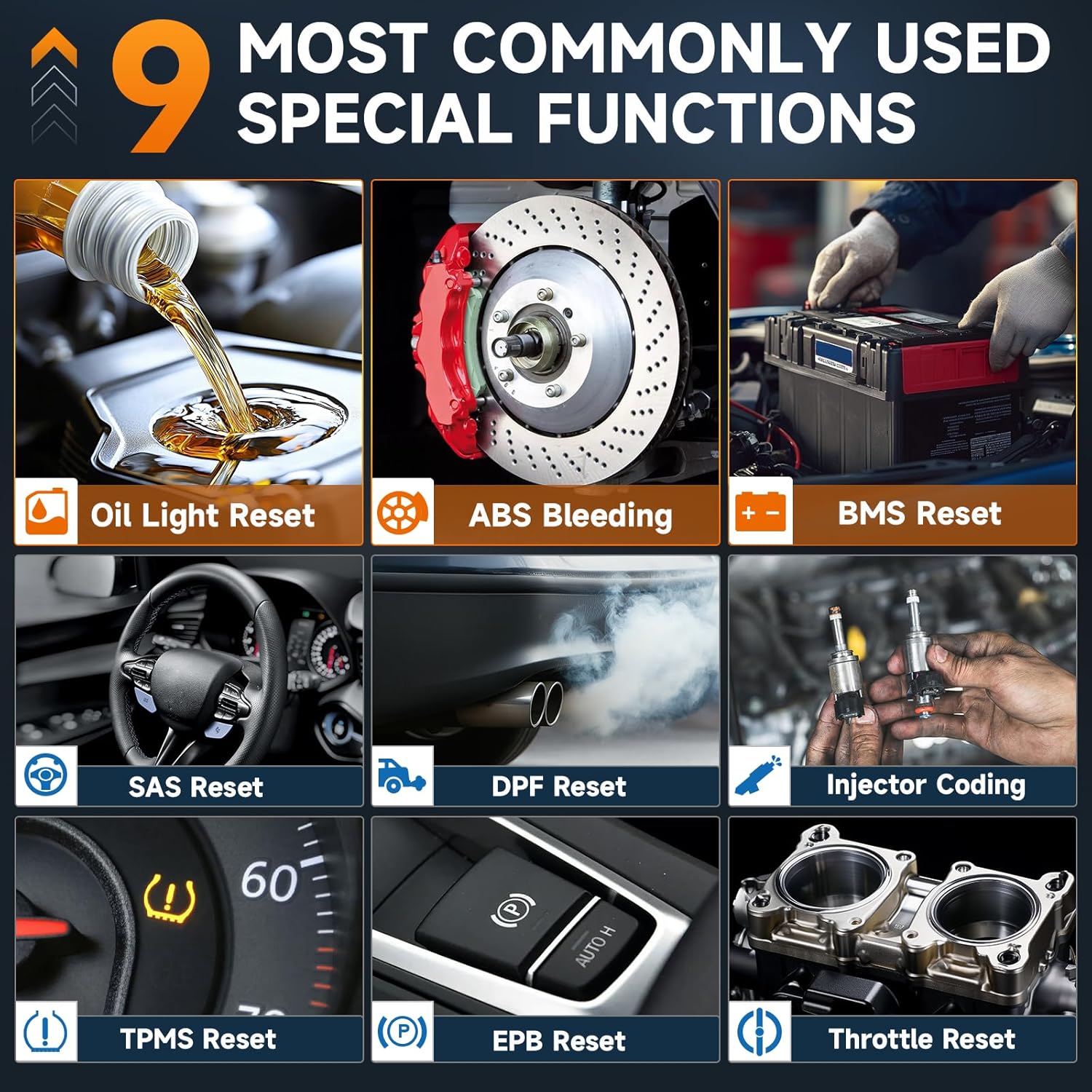 FOXWELL NT716 9 Special Functions