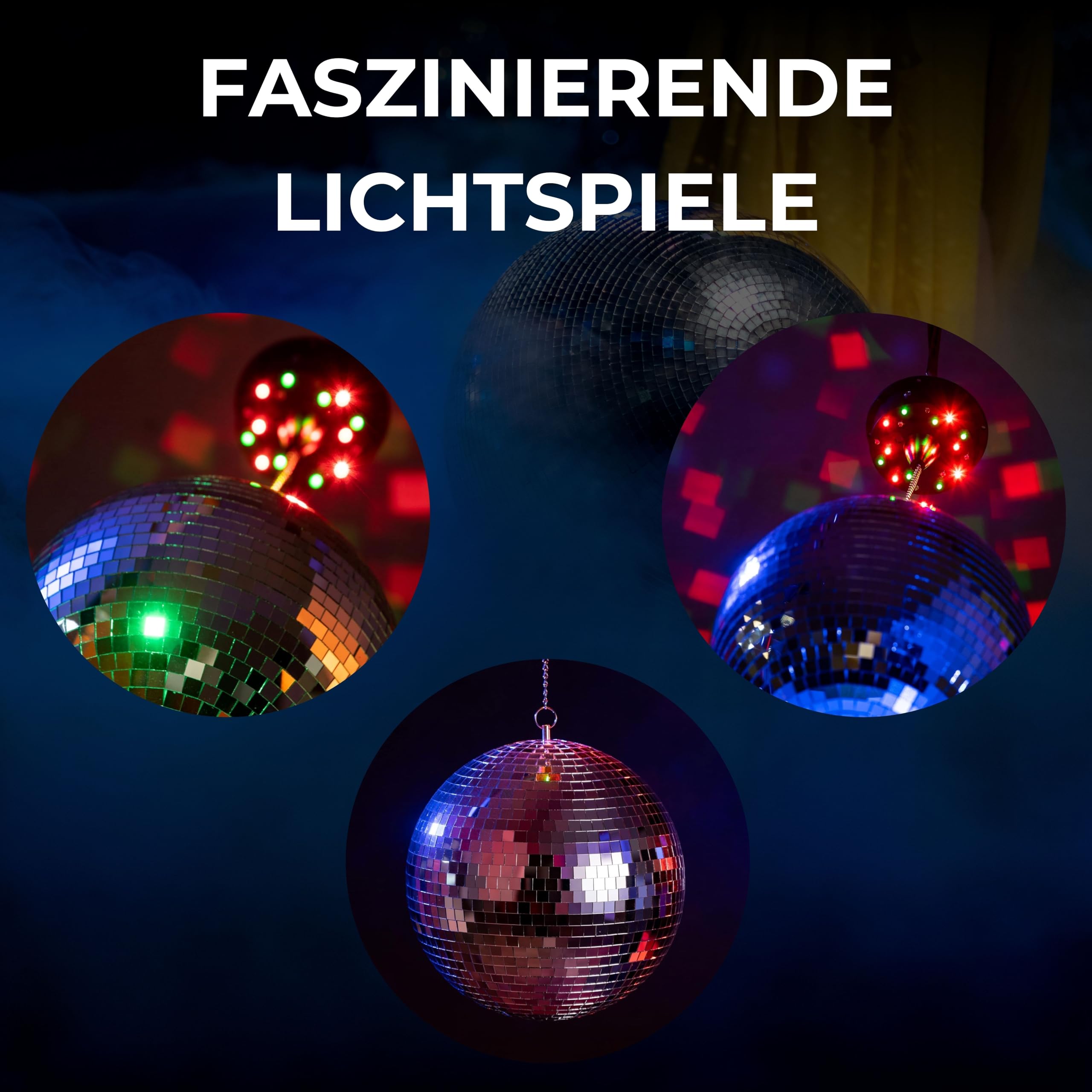 ETEC Spiegelbol, 40 cm, spiegelbal, discobal, partyeffect, DJ Club lichteffect ETEC Spiegelbol, 40 cm, spiegelbal, discobal, partyeffect, DJ Club lichteffect