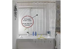 Heavy Duty Waterproof Clear Shower Liner