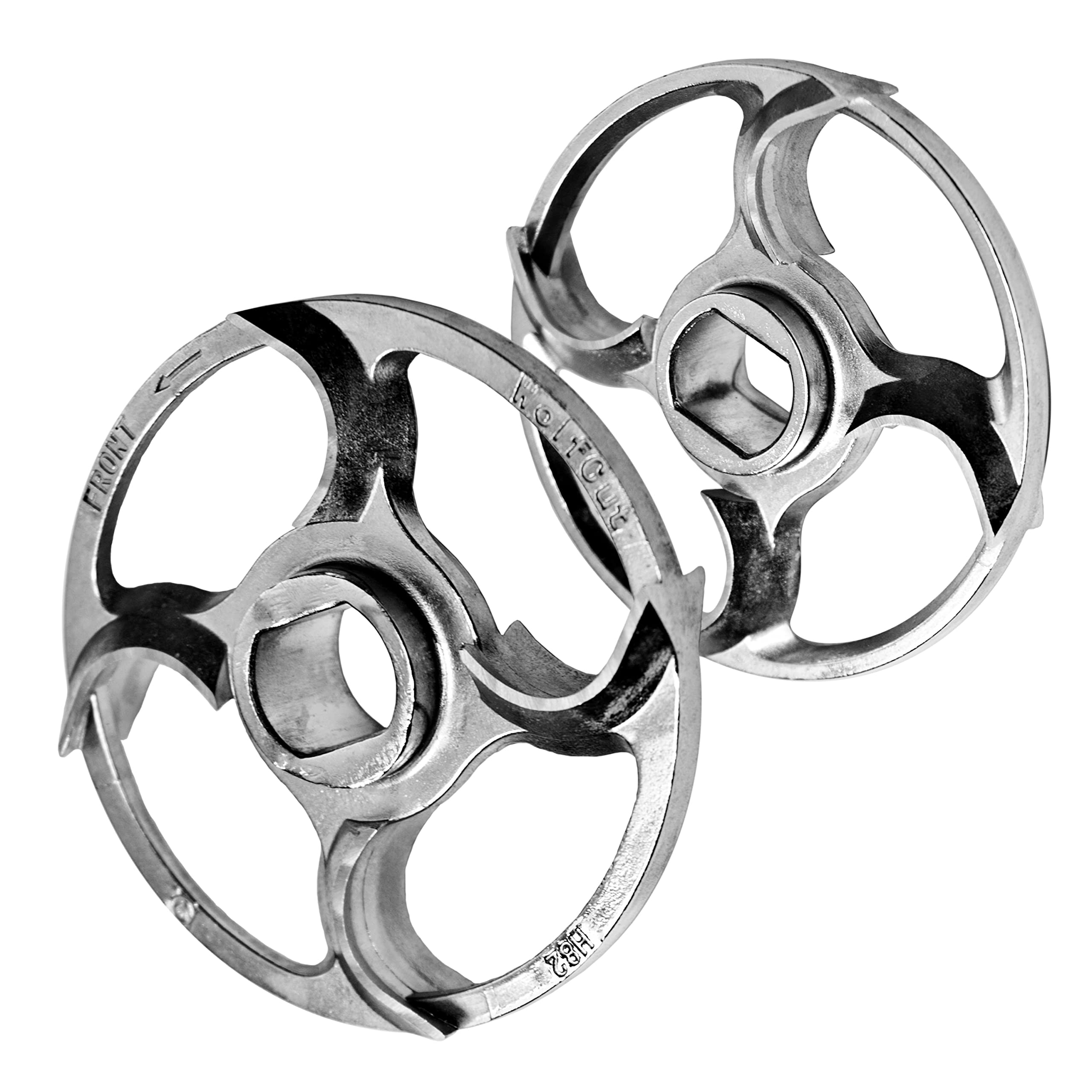 WolfCut Nóż sierpowy kompatybilny ze wszystkimi popularnymi maszynkami do mielenia mięsa H82, np.: Bizerba; Krefft; Mado; Gigant itd.
