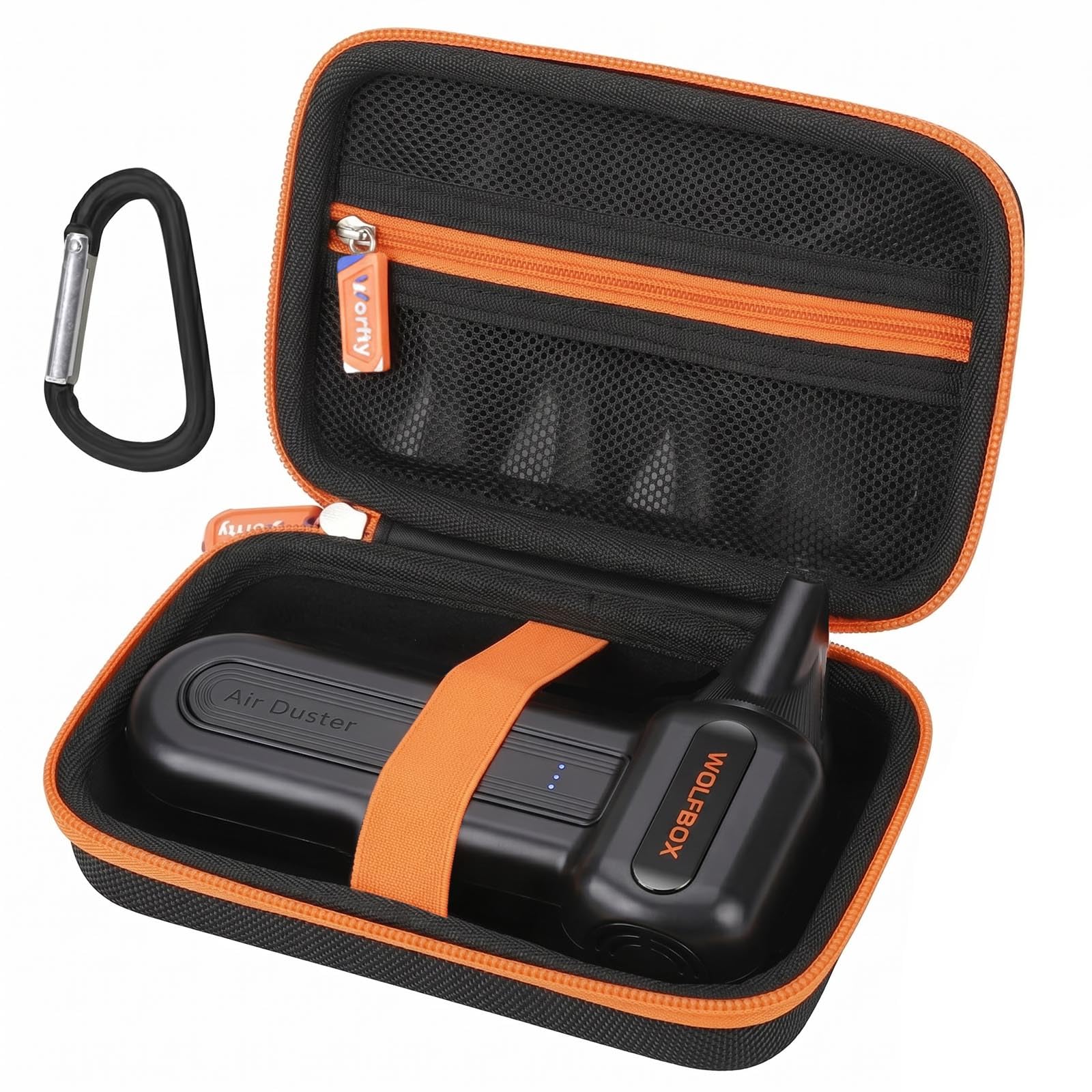Case for WOLFBOX MF60&MF70 Compressed Air Duster-110000RPM Super Power Electric Air Duster - Hard Travel Protective Carrying Storage Bag, Box Only (Black)