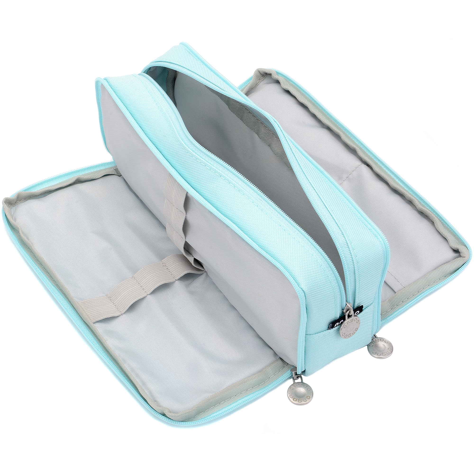 BenPo bar Pencil Case Big Pencil Pouch (Light Blue)