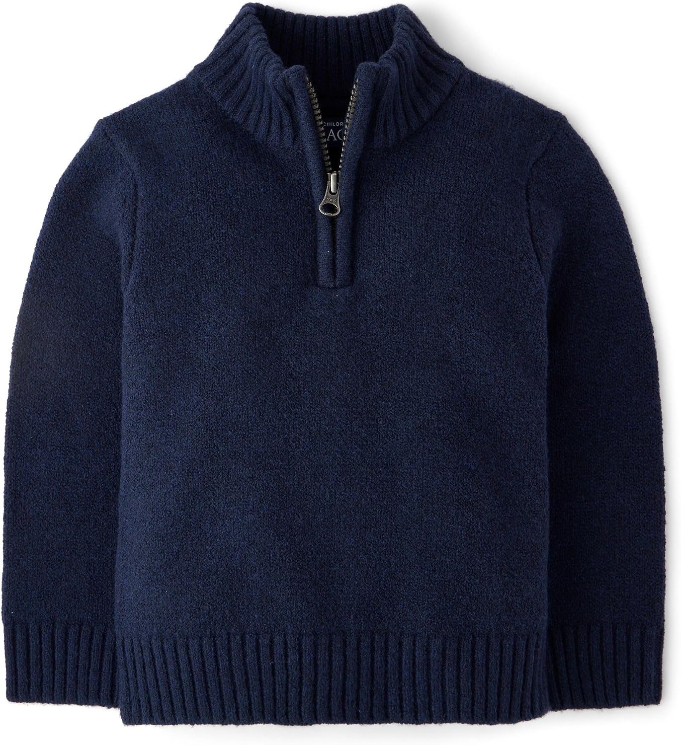 The Children's Place Baby Boys' and Toddler Long Sleeve Quarter Zip Pullover Sweater