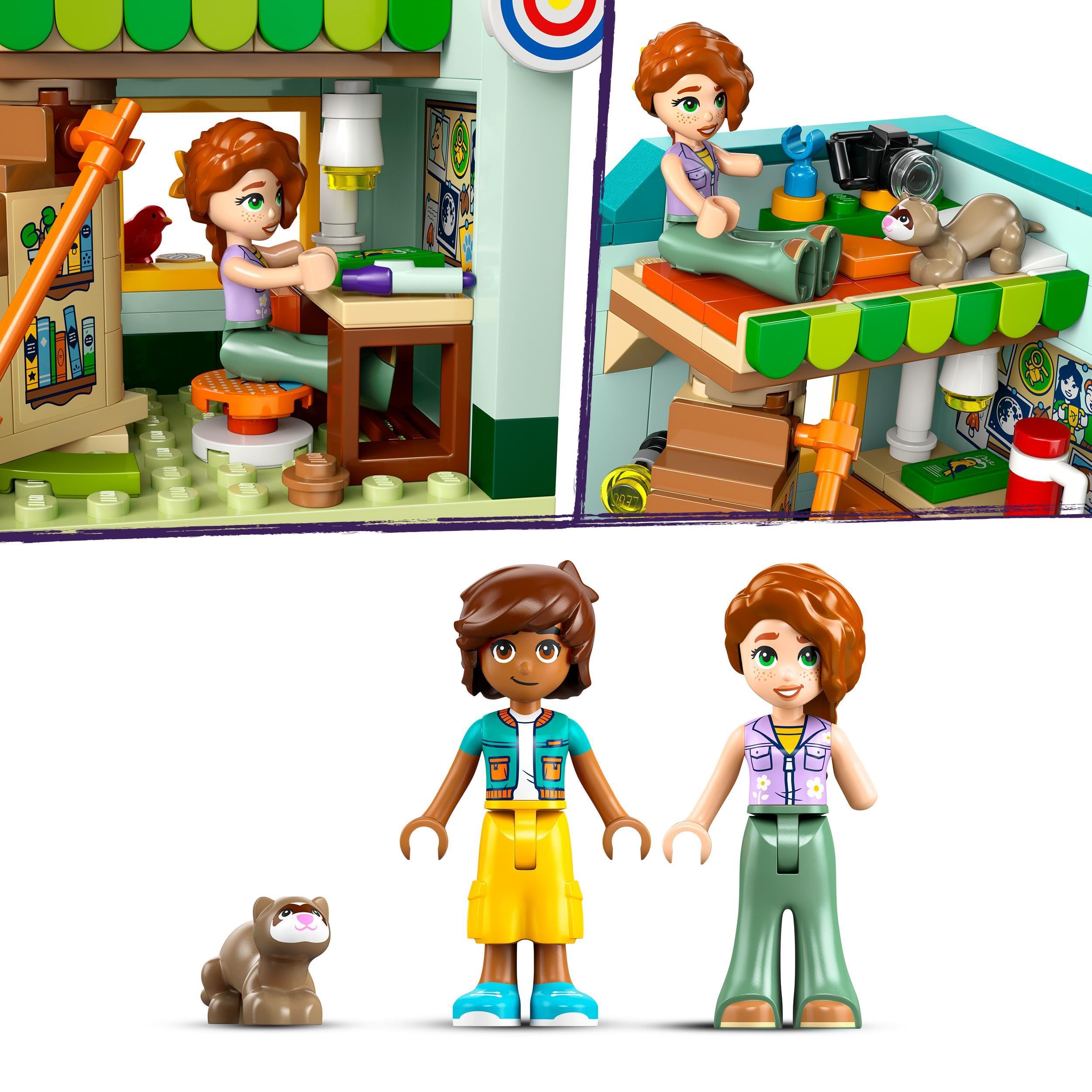 LEGO Friends Autumn’s Room Set, Creative Role-Play Toy for 6 Plus Year Old Girls, Fun Playset with 2 Characters, Nature - Image 4