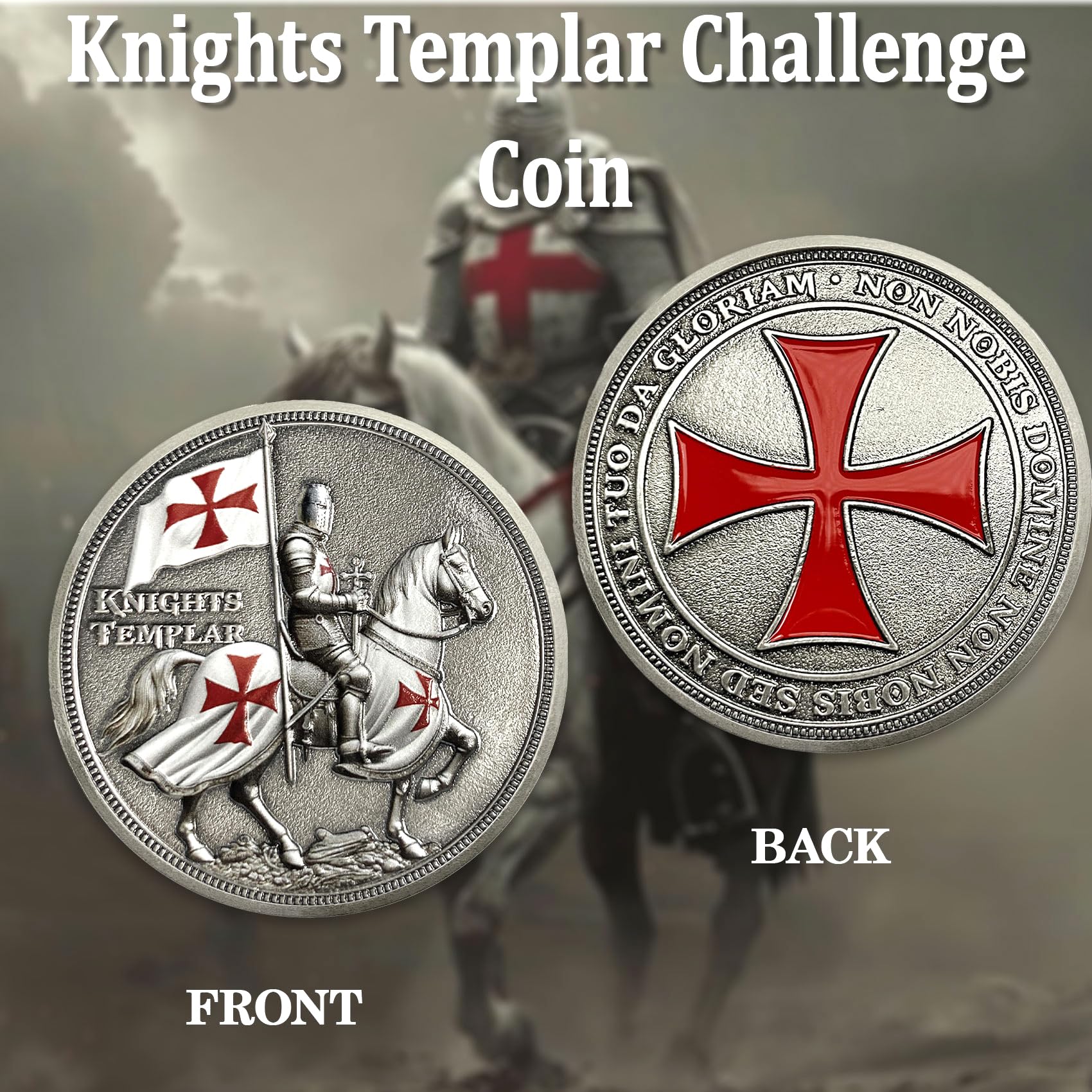 ACGZQY Knights Templar Coin - Image 2