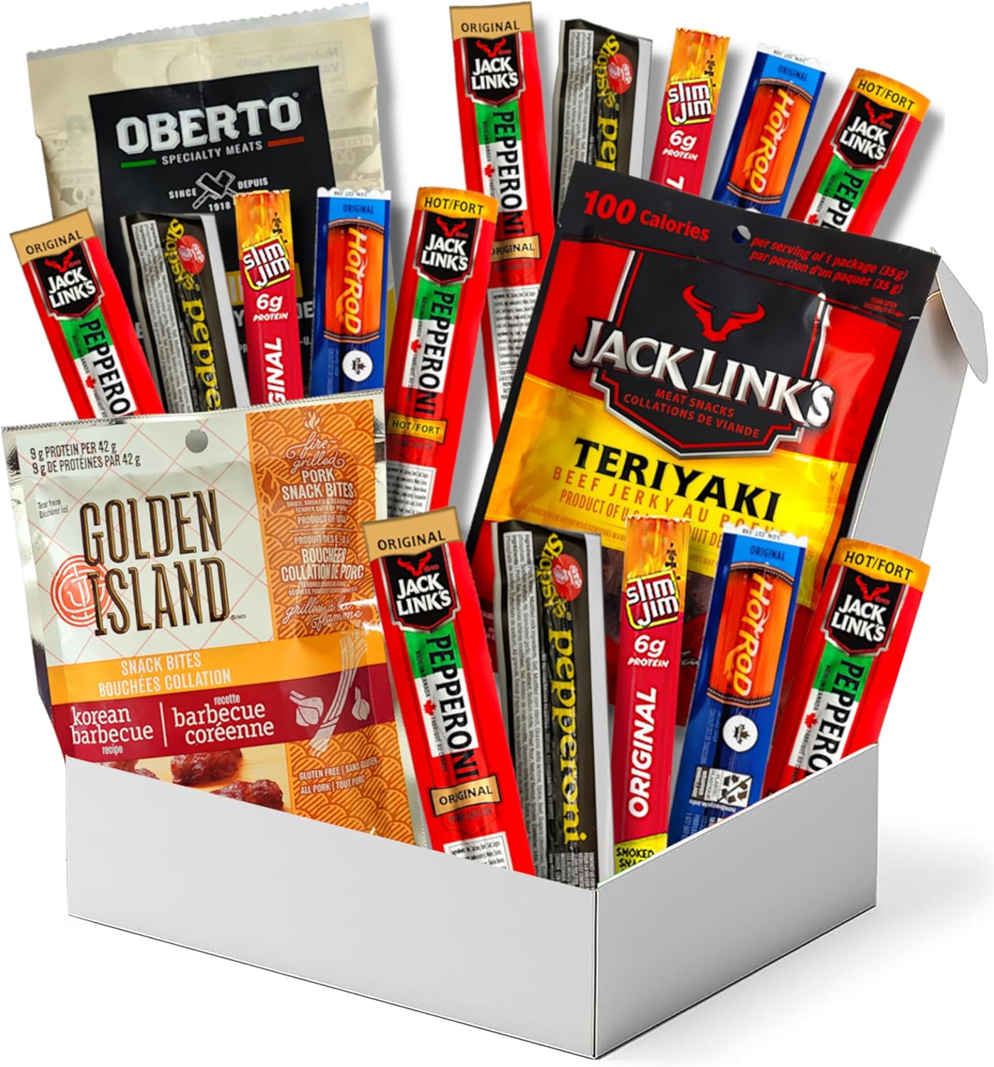 Gift Basket for Men Birthday Gifts For Men Pepperoni Sticks and