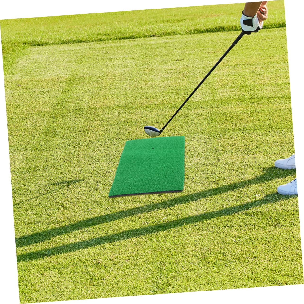FOYTOKI Golf Practice Mat Sbr Turf Hitting Pad for Use Golf Accessory for Enthusiasts Reusable Material