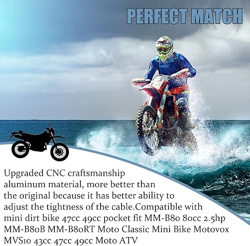 Miniatura 6 de Pinza de freno de disco delantero y almohadilla para MBX10 MBX11 80cc MM-B80 105cc MM-B105 CT100U CC100X Trail Mini Bike 47 49cc Mini ATV Gas