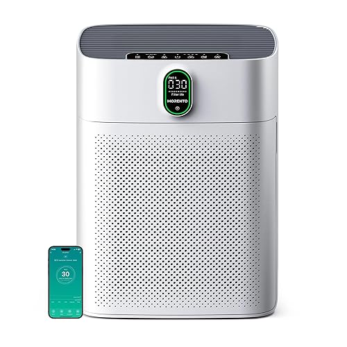 MORENTO Air Purifier for Home Large Room Bedroom Up to